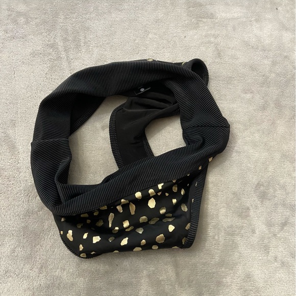 New! Beach Riot Emmy Bottom gold spot black metallic high waisted 24892 - Picture 6 of 8